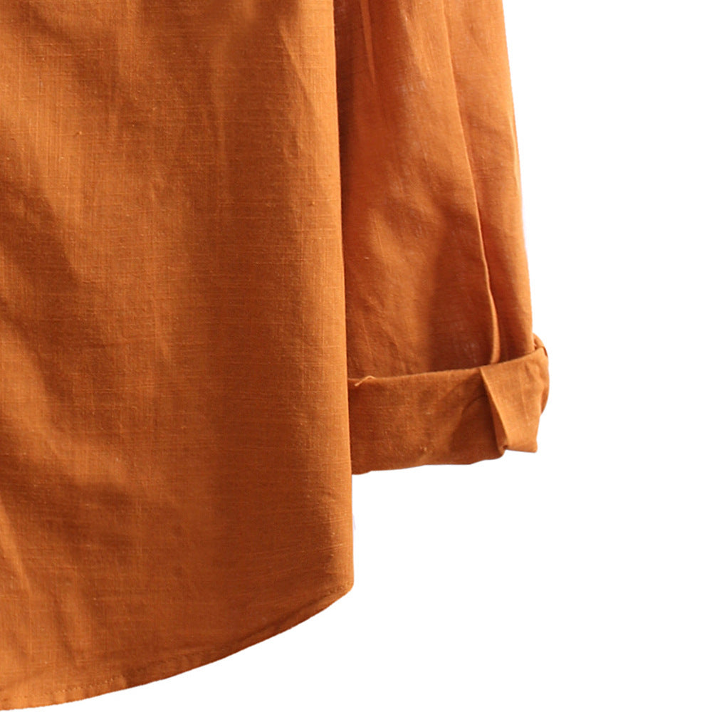Cotton Linen Classic Long-sleeve - World Of Journey