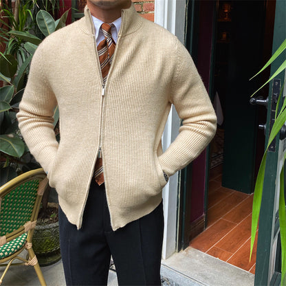 Long Sleeve Stand Collar Sweater - World Of Journey