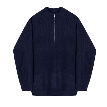 Half Turtleneck Zipper Sweater