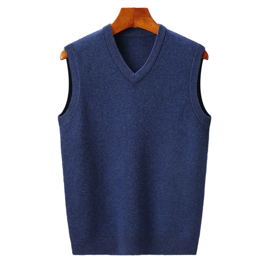 Cashmere Vest Sleeveless Sweater - World Of Journey