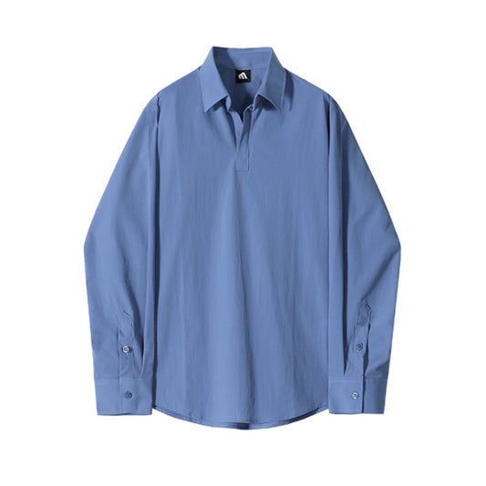Lapel Loose Casual Shirt - World Of Journey